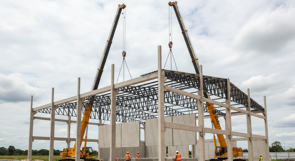 Sustentabilidade na Construção: Por que os Pavilhões Pré-moldados são a Escolha Inteligente?